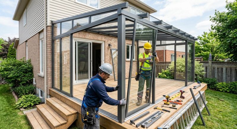 Enclosed Patio Installation in Charlotte, NC