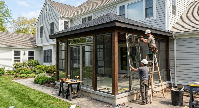 Enclosed Porch Construction in Chattanooga, TN